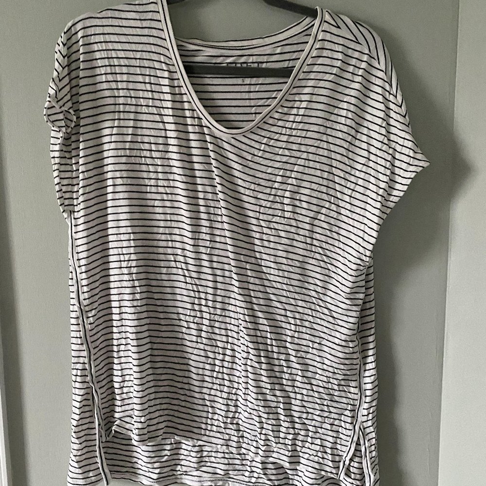 Loft Flowy Striped Top